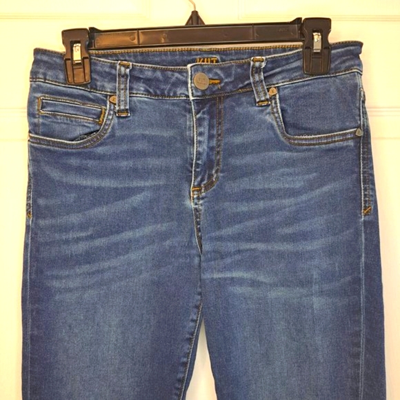 Kut from the Kloth Dark Wash Toothpick Skinny Jeans Size 6 - Picture 5 of 9